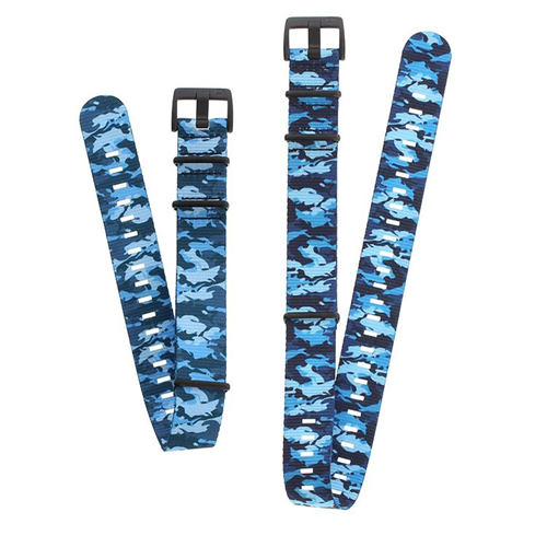 Shearwater Teric Nylon Strap Kit - Marina Blue Shark Camo